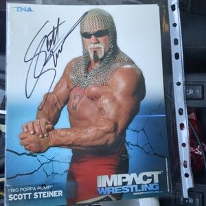 Impact Wrestling Autographed Poster